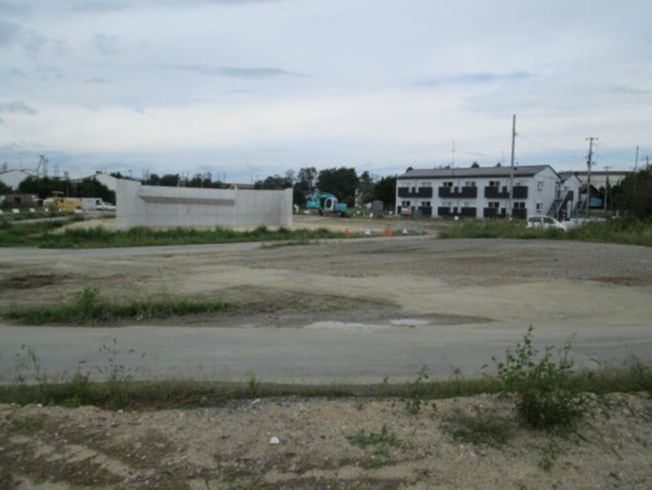 都市計画道路笹川大善寺線改良工事の施工前写真