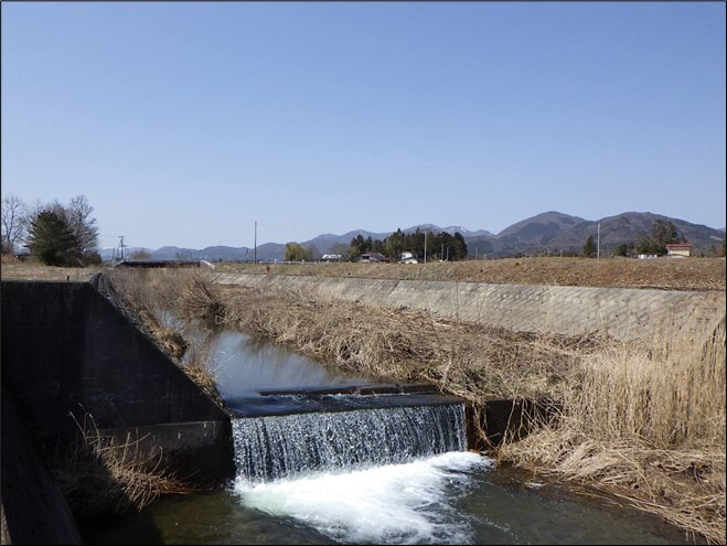 砂防施設維持管理工事（河道掘削）　笹原川筋の施工前写真2